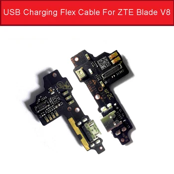 USB Порт для зарядки Гибкий Кабель Для ZTE Blade V8 Порт Зарядного Устройства Гибкий Кабель Для ZTE BV0800 Usb Разъем Док-станция Замена Гибкой ленты