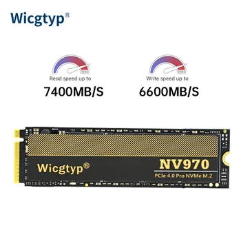 Wicgtyp M2 NVME SSD 512 ГБ 1 ТБ 2 ТБ Ssd M.2 NVMe PCIe 4.0x4 Жесткий Диск Внутренний Твердотельный Накопитель Для Настольного Ноутбука