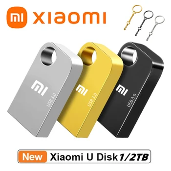 XIAOMI USB 3.0 Флэш-накопитель Высокоскоростной Флеш-накопитель Mini 1 ТБ U-Диск Металлический Type-C Usb-Флешка 2 ТБ Memory Stick Для Хранения данных