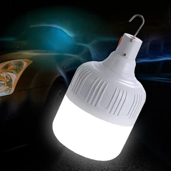 ZK40 Аварийное освещение Переносные фонари для дома / улицы 80 Вт Аварийная лампа USB светодиодная перезаряжаемая лампа для кемпинга проблесковый маячок