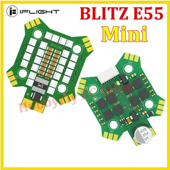 iFlight BLITZ Mini E55 55A 4-В-1 2-6 S BLHeli32 с поддержкой ESC DShot150/300/600/ MultiShot/ OneShot 20 *20 мм/Φ4 мм для гоночного дрона FPV