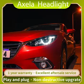 Автомобильные Аксессуары Головной фонарь для автомобиля 2017-2019 Mazda 3 Axela Фары Противотуманные Фары Дневные ходовые огни DRL