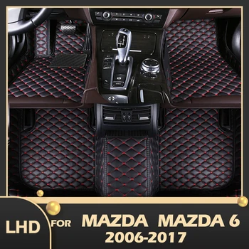 Автомобильные коврики для Mazda 6 2006 2007 2008 2009 2010 2011 2012 2013 2014 2015 2016 2017 Автомобильные подставки для ног Аксессуары для интерьера