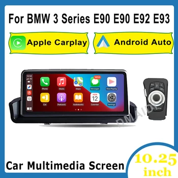 Автомобильный мультимедийный 10,25-дюймовый беспроводной Apple CarPlay Android Auto для головного устройства BMW 3 серии E90 E91 E92 E93 2005-2012 гг.