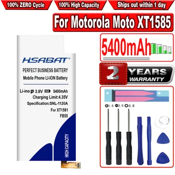 Аккумулятор HSABAT FB55 5400 мАч для Motorola Moto DROID Turbo 2 XT1585 XT1581 XT1580 Moto X Force