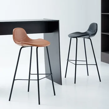 Барные стулья для отдыха в интерьере Высокие металлические минималистичные Роскошные офисные барные стулья Туалетный столик Современная парикмахерская Мебель Barstuhl Bar XY50BC