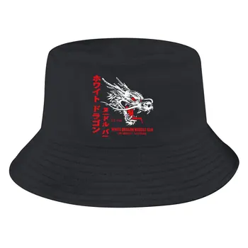 Батончик с лапшой White Dragon, красные шляпы-ведра Унисекс, Бегущий по лезвию 2049, хип-хоп, солнцезащитная кепка для рыбалки, модный стиль, разработанный