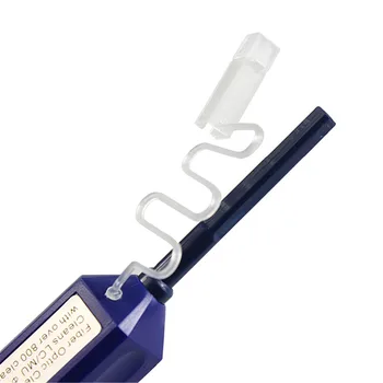 Бесплатная Доставка 5 шт./лот очиститель в один клик 1.25 мм LC-Коннектор Волоконно-Оптический Очиститель и Ручка Для Очистки Оптического Волокна LC MU