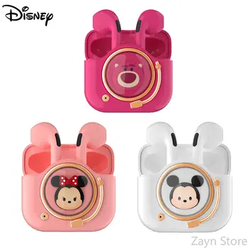 Беспроводные Bluetooth-наушники Disney Mickey Minnie Lotso Winnie the Pooh с функцией HD Call Dual Host, наушники с длительным сроком службы и низкой задержкой.