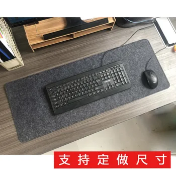 Большой войлочный коврик для мыши для письменного стола в офисе, для рабочего стола для ноутбука практичного размера.