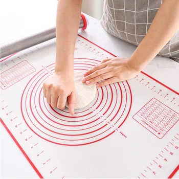 Большой силиконовый коврик для выпечки размером 40x60 см, Лист для теста для пиццы, Доска для выпечки с антипригарным покрытием, Кухонные инструменты для приготовления пищи, Коврик для выпечки, Инструмент для выпечки