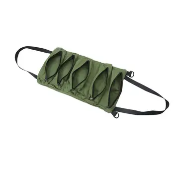 Брезентовая сумка для инструментов с несколькими карманами на молнии, многоцелевая брезентовая подвесная сумка для инструментов, гаечный ключ, отвертка, сумка для хранения на открытом воздухе