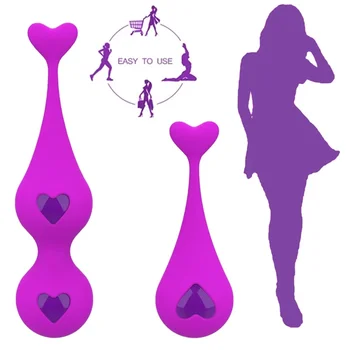 Вагинальный тренажер Силиконовые Умные шарики Бен Ва Тренажер для подтягивания влагалища Яйцо Гейши Кегеля Секс-игрушка для взрослых для женщин