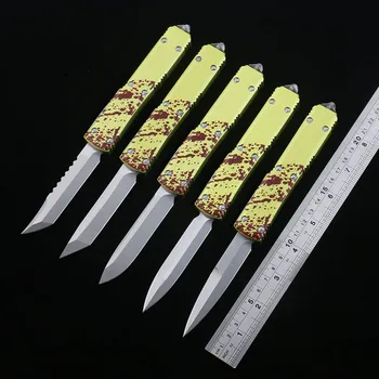 Версия DQF MiRo-UT ZOMBIE TECH Карманный Нож Утилита EDC Инструменты Кухонные Ножи 6061-T6 Из авиационного алюминиевого сплава D2 MT