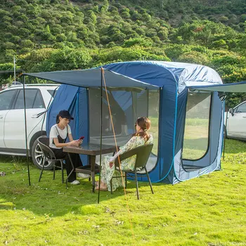 Всплывающая задняя палатка автомобиля, открытый кемпинг, пешие прогулки, солнцезащитные палатки, Водонепроницаемые, Ветрозащитные, для самостоятельного вождения, задний Тент багажника