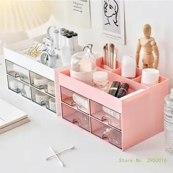 Выдвижной ящик письменного стола, прочный Ящик для хранения на столе, Органайзер для макияжа, настольный ящик для хранения канцелярских принадлежностей для офиса и дома