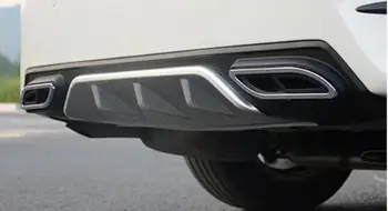 Высококачественный небольшой задний бампер после литья под давлением, отделка спойлера выхлопа 2016 2017 для Honda Civic Typer