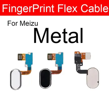 Гибкий Кабель Датчика Отпечатков пальцев Для Meizu Blue Charm Metal M57A Кнопка Главного Меню Touch ID Ремонт Гибкой Ленты Датчика Отпечатков пальцев