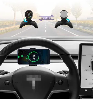 Головной ЖК-Дисплей Для Tesla Model 3/Y Отображает Скорость Пробега, Информацию Об Открытии Двери, Автомобильный Измеритель Цифровой ЖК-Приборной панели, Драйвер