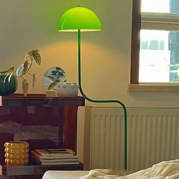 Грибная настольная лампа Простая гостиная, диван, Торшер, Креативная Прикроватная Тумбочка для спальни, Датская Изумрудная лампа из ростков Фасоли