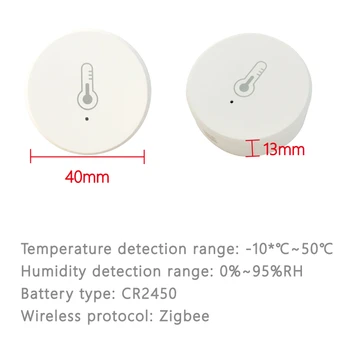 Датчик температуры и влажности Zigbee Датчики температуры и влажности Датчик температуры и влажности