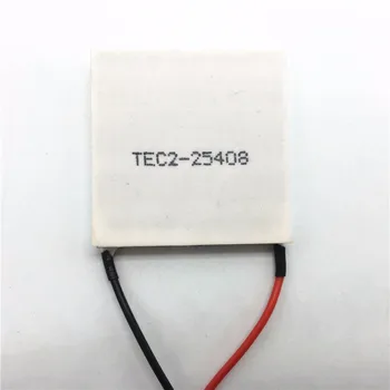 Двухслойный полупроводниковый холодильный лист TEC2-25408, 40 *40 мм, 65 Вт, 12 В, 8 А, разница температур 80 градусов