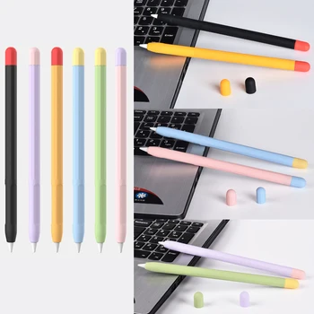 Для Apple Pencil 2 Чехол Защитный чехол Мягкий силиконовый планшет-карандаш Портативный сенсорный стилус для Apple Pencil 2