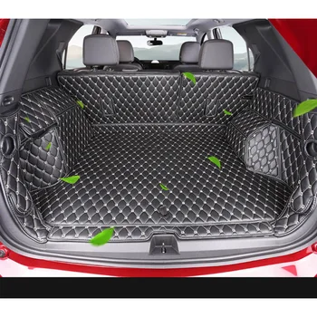 Для Chevrolet Equinox 2017-настоящее время Автомобильный коврик для багажника, подкладка для заднего багажника, ковер для грузового пола, Защита лотка, Внутренние Аксессуары
