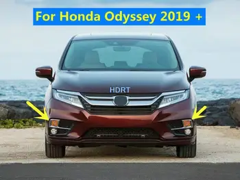 Для Honda Odyssey 2019 + Крышка Передней Противотуманной Фары Накладка Рамка Лампы Автомобильный Стиль Протектор Украшения Аксессуары Внешняя Наклейка