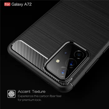 Для Samsung Galaxy A72 Чехол Samsung A72 Противоударный Мягкий Чехол Для Samsung A12 A02S A23 A33 A71 A51 A53 A73 A52 A72 Fundas