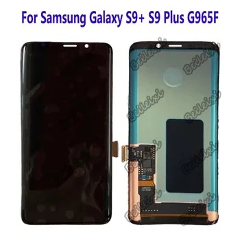 Для Samsung Galaxy S9 + S9 Plus G965 G9650 G965F G965U G965W G965N SM-G965X ЖК-дисплей С Сенсорным экраном и Цифровым Преобразователем в сборе