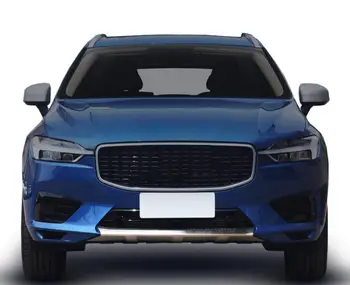 Для Volvo XC60 2018 2019 2020 Автомобильный стайлинг Защитная накладка переднего и заднего бампера из нержавеющей стали подходит для YJF