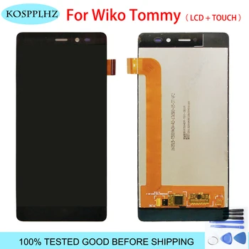Для Wiko Tommy ЖК-дисплей и сенсорный экран в сборе с рамкой, деталь для ремонта 5,0-дюймового мобильного телефона, аксессуары + инструменты