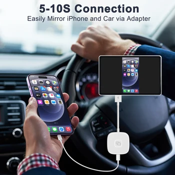Для iPhone 14 Carplay Зеркальный Адаптер Проводной Проекционный Экран Carplay USB Конвертер Подключи и Играй Заводские Проводные Автомобили CarPlay