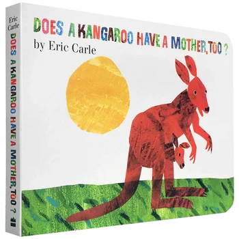 Есть ли у кенгуру тоже мама, Эрик Карл, Детские книжки для детей в возрасте 1 2 3 лет, Английская книжка с картинками, 9780694014569