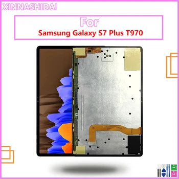 ЖК-дисплей для Samsung Galaxy S7 Plus T970, сенсорный экран, дигитайзер, замена сенсорной панели в сборе