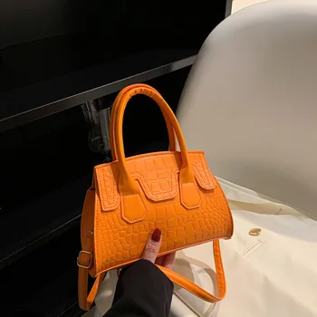 Женская сумка, сумки через плечо с рисунком крокодиловой кожи, женские роскошные дизайнерские сумки через плечо, женская сумка-тоут в стиле ретро