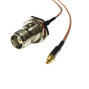 Женский выключатель на переборке TNC MMCX Мужской Прямой кабель с косичкой RG316 Оптом 15 см/30 см/50 см