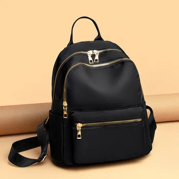Женский рюкзак из водонепроницаемой ткани Оксфорд, легкий нейлоновый рюкзак для путешествий, Модные школьные сумки, повседневные женские сумки для ноутбуков через плечо