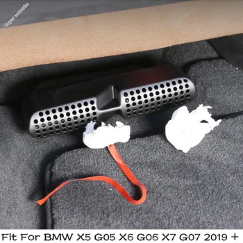 Заднее Сиденье Автомобиля Под Обшивкой Выпускного Отверстия Воздуховода 2ШТ Подходит Для BMW X5 G05 X6 G06 X7 G07 2019-2022 Аксессуары Для Интерьера