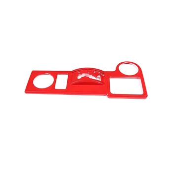 Защитная крышка панели переключения передач автомобиля для Toyota FJ Cruiser 2007-2021, аксессуары, ABS Красный