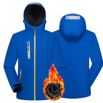 Зимняя куртка, толстая верхняя одежда, сохраняющая тепло, Мужская, женская, Ветрозащитная, водонепроницаемая, для альпинизма, повседневная, модная Одежда для пары