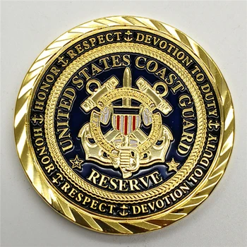 Изысканное украшение памятной медалью береговой охраны