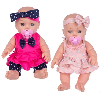 Имитация Возрожденной куклы-младенца Милый безвредный Малыш Сопровождает малыша, играющего в куклы для сна, Девочка-кукла, имитирующая игрушку для новорожденных