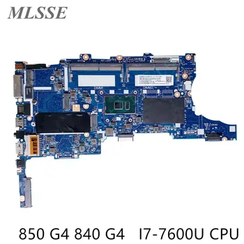 Используется для HP EliteBook 850 840 G4 Материнская плата ноутбука SR33Z I7-7600U Процессор 917506-601 6050A2854301-MB-A01 DDR4 100% Протестирована Быстрая доставка