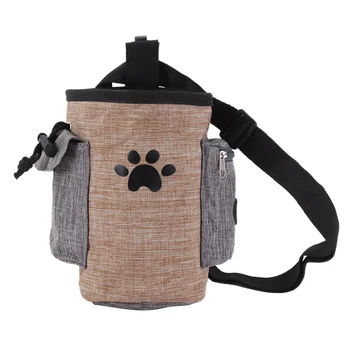Карманный чехол для корма для домашних животных портативные съемные сумки для дрессировки собак с отверстием для мешка для мусора Поясная сумка для щенячьих закусок