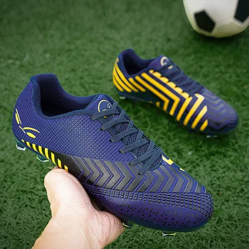 Качественная футбольная обувь Бутсы Mbappé Прочные Легкие Удобные Футбольные бутсы Уличные Кроссовки с шипами для мини-футбола Оптом