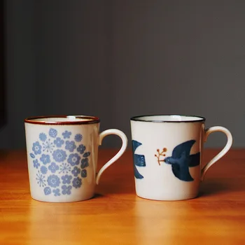 Керамическая чашка для холодного кофе Эспрессо, Дорожный Напиток, Эстетическая Кофейная Чашка, Персонализированный Подарок, Кухонный Обеденный Барный набор Taza De Ceramica