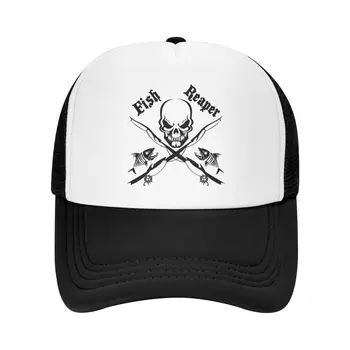 Классическая бейсбольная кепка с черепом Рыбака-жнеца Для мужчин И женщин, Регулируемая шляпа рыбака-дальнобойщика, летние кепки-Снэпбэк для выступлений