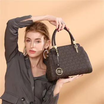 Кожаная женская сумка, новая высококачественная сумка на одно плечо, сумка через плечо, сумка большой емкости, простой роскошный модный праздничный подарок